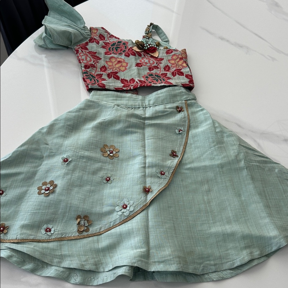 Indian Pakistani Diwali party traditional wear baby girl toddler dress